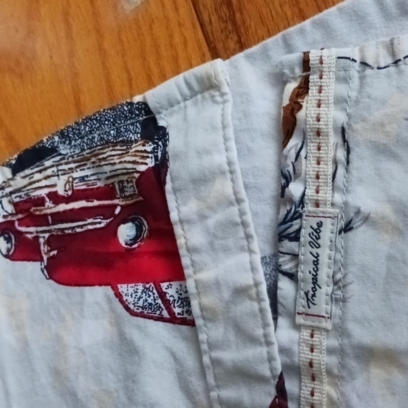 Denim & Flower Slim Fit Tropical Vibe Button Down - Picture 8 of 8